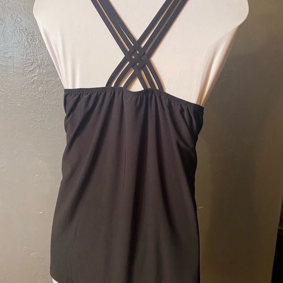 LAVISH Geometric Copper/Black Sequin Top - Picture 12 of 16